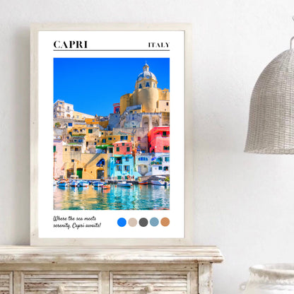Capri Italy Travel Print