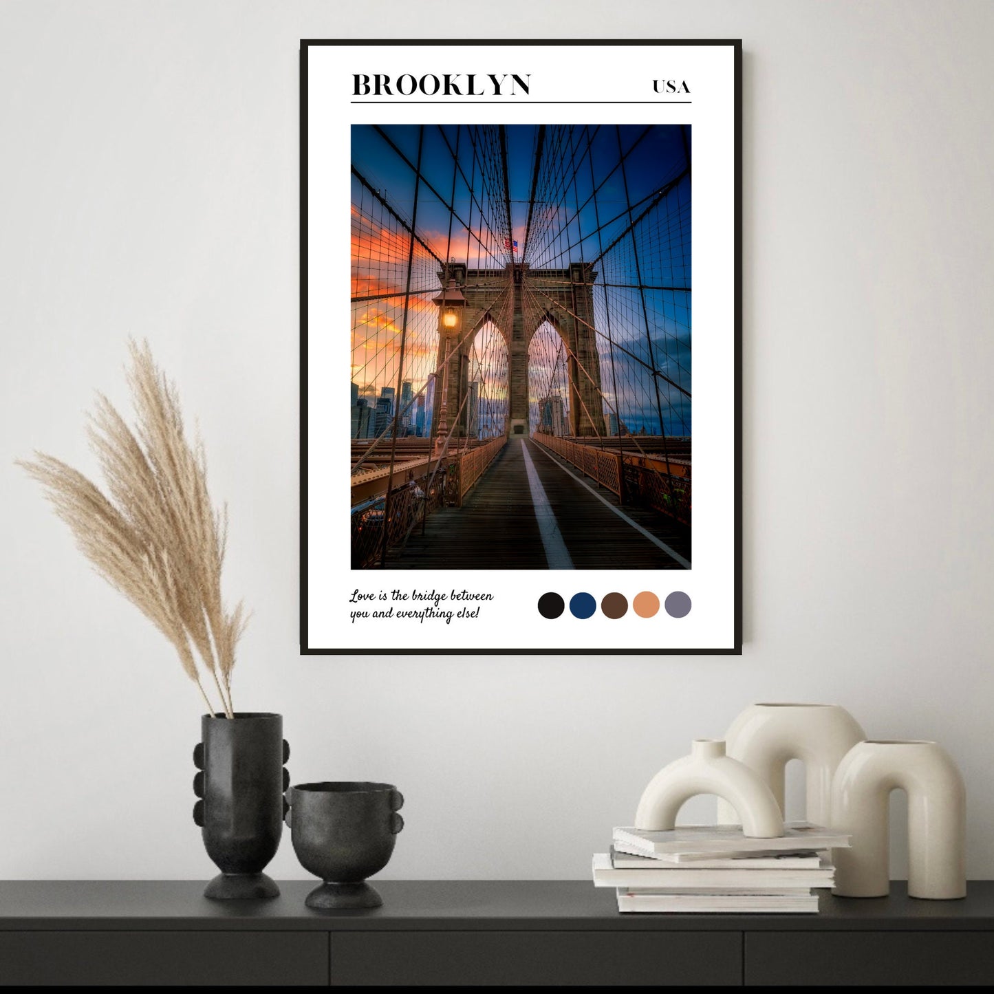 Brooklyn Bridge New York Print
