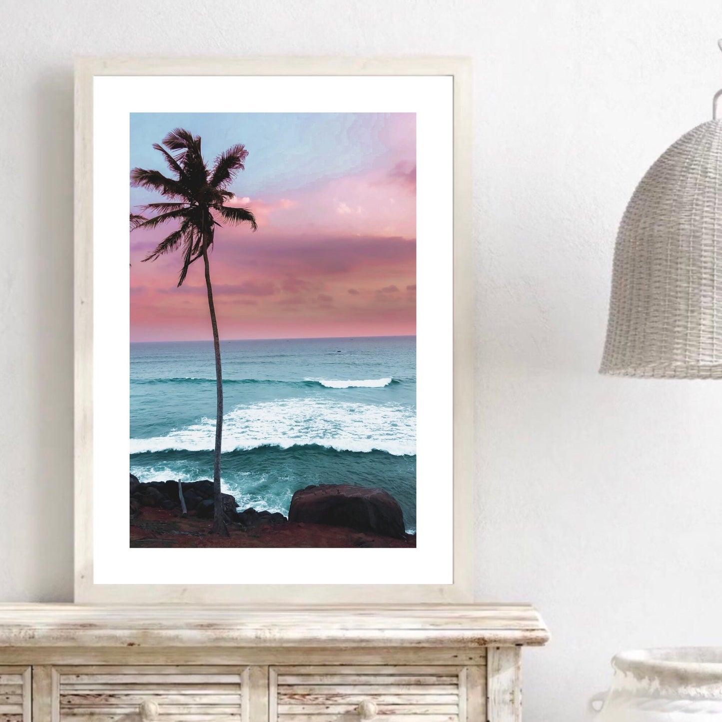 Sunset Palm Tree Print