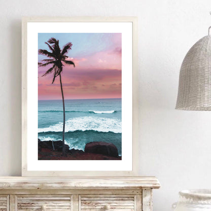 Sunset Palm Tree Print