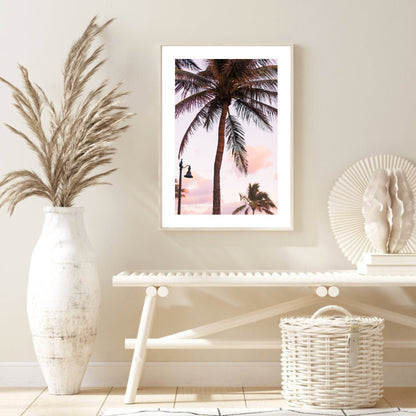 Palm Tree Sunset Print