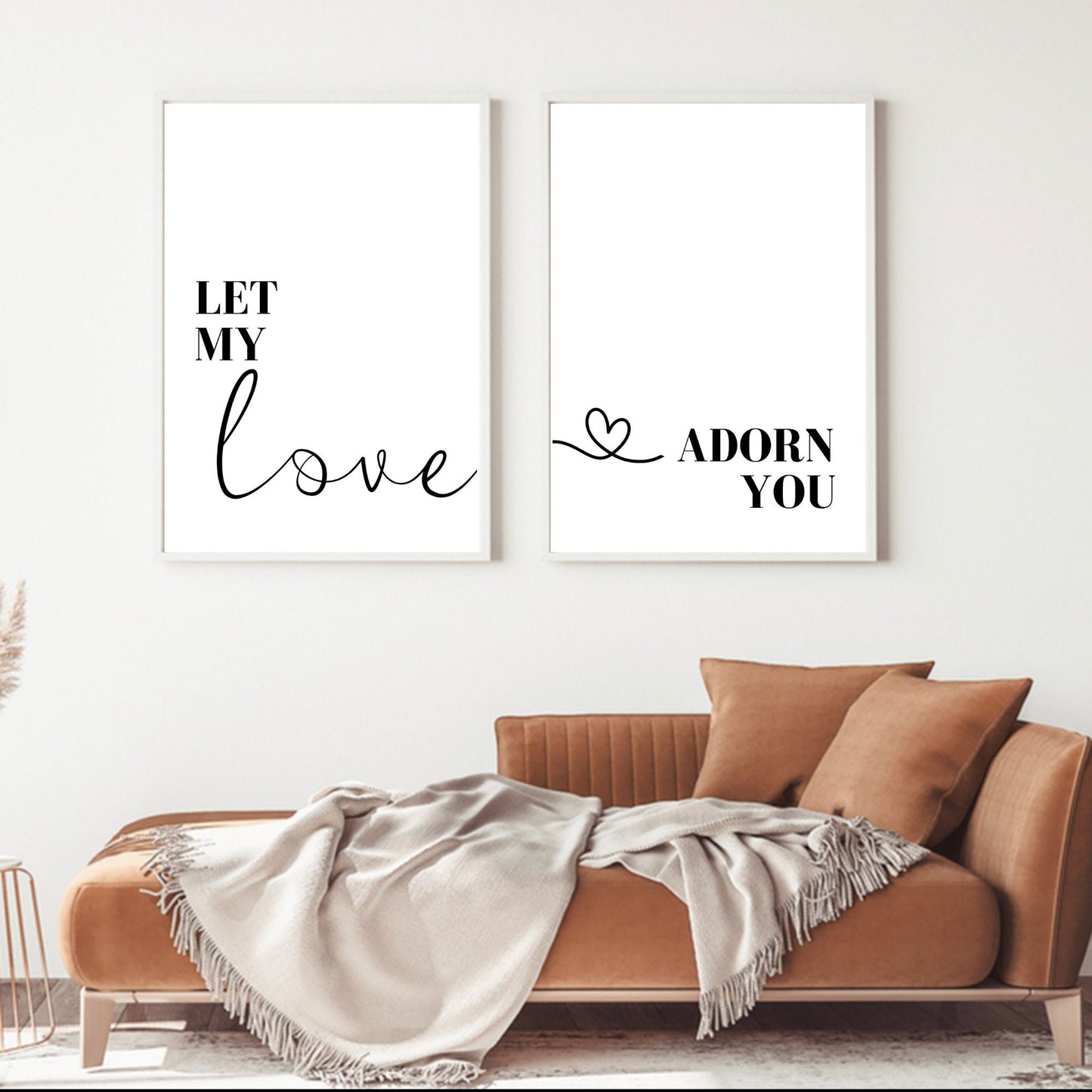 Let My Love Adorn You Set of 2 Prints