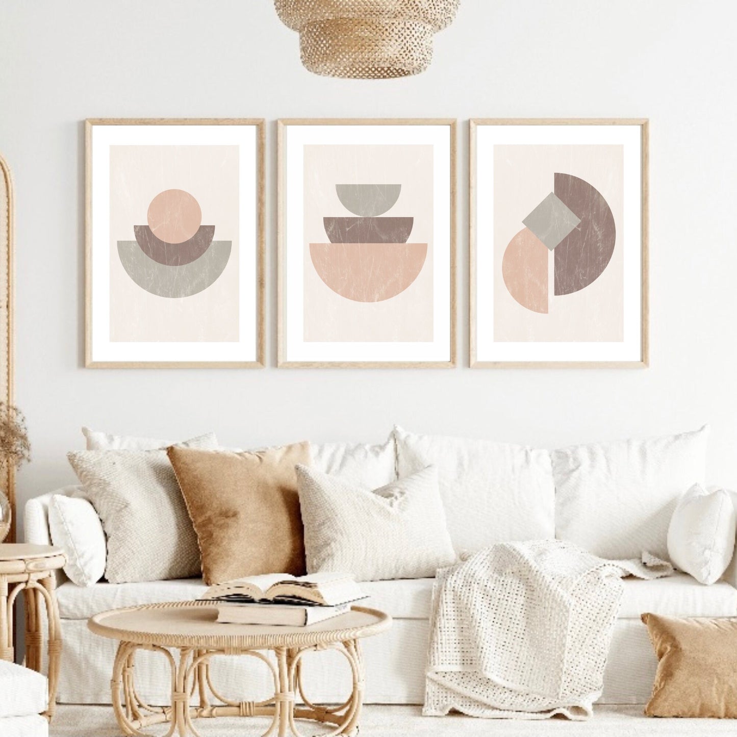 Set of 3 Modern Abstract Art Prints