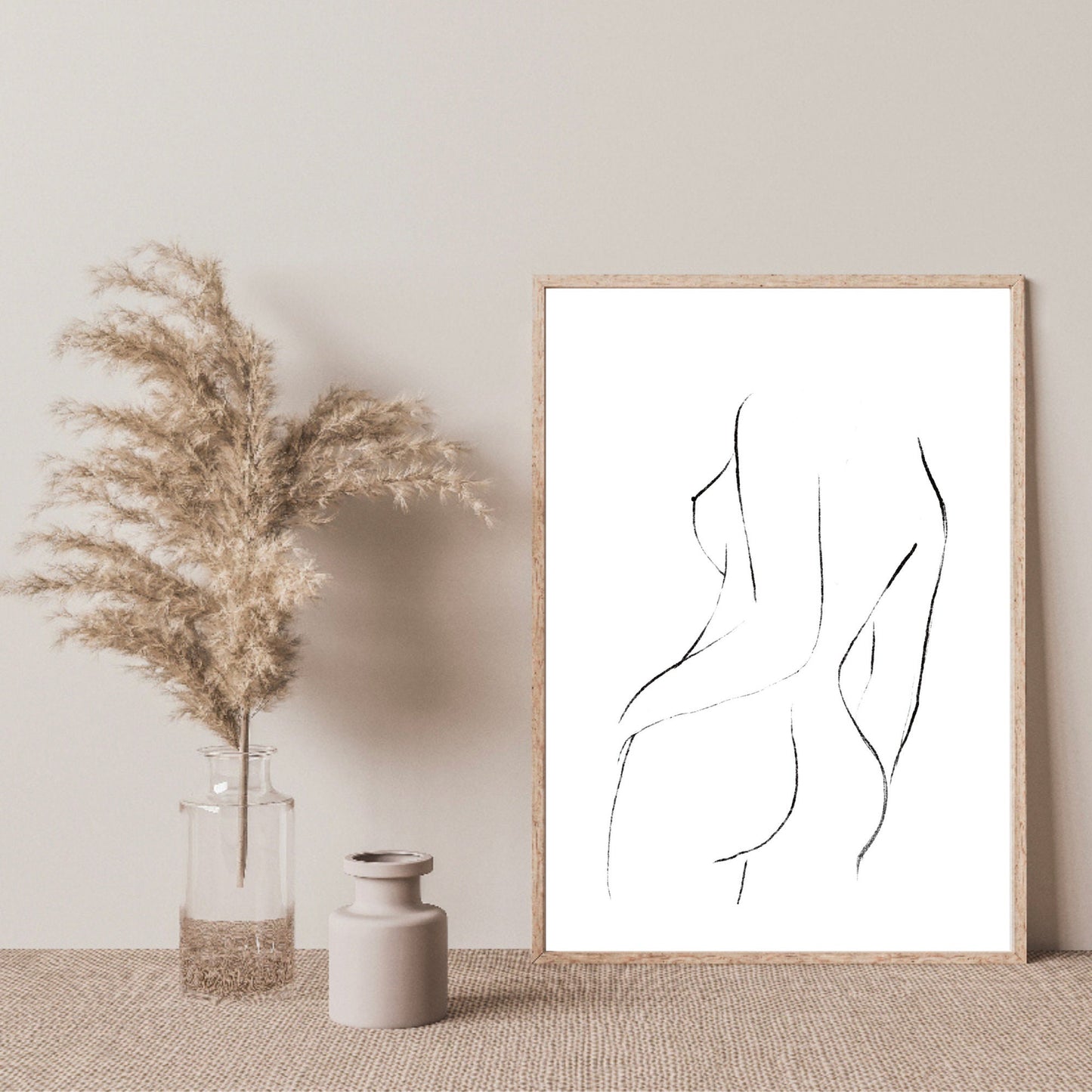 Woman Line Art Print