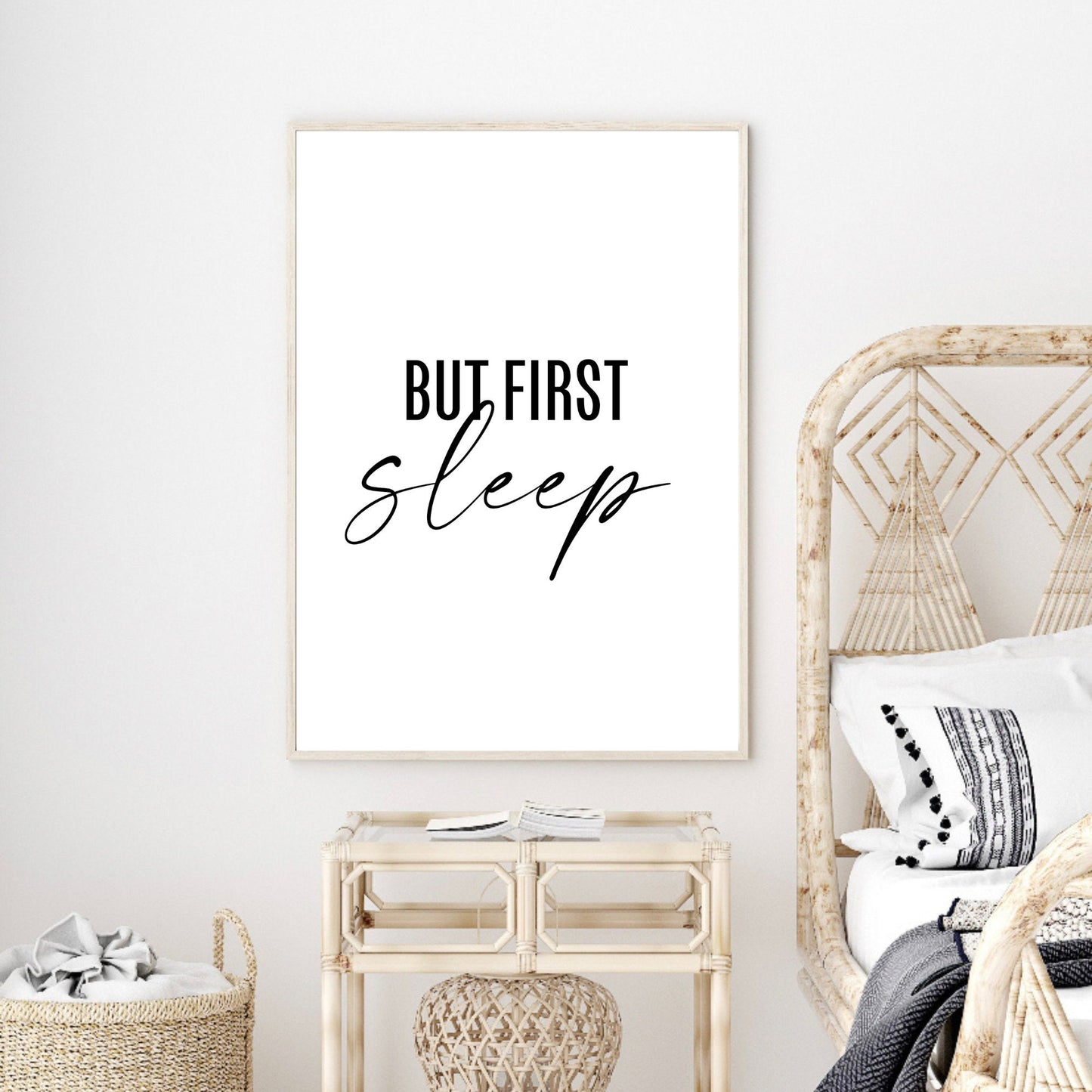 But First Sleep Quote Print