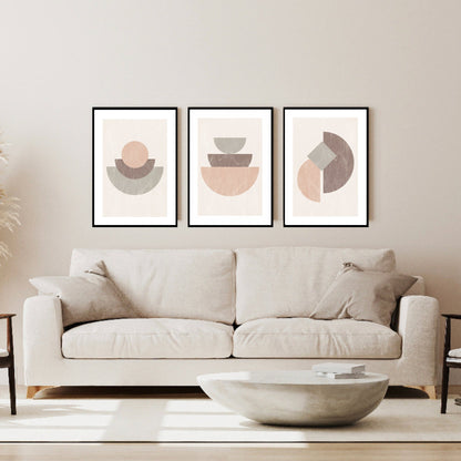 Set of 3 Modern Abstract Art Prints
