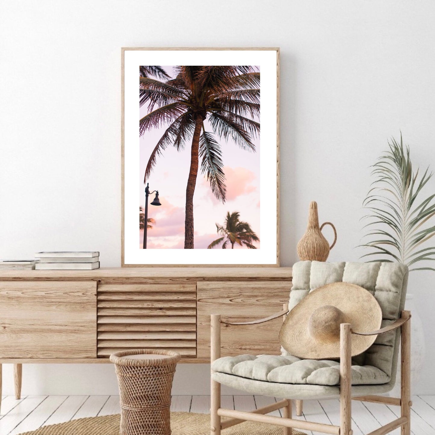 Palm Tree Sunset Print