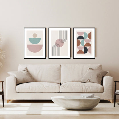 Abstract Art Set Of 3 Prints