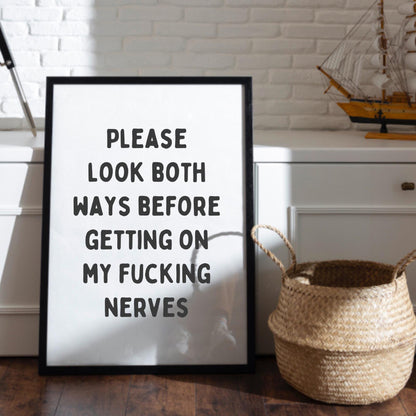 Look Both Ways Print