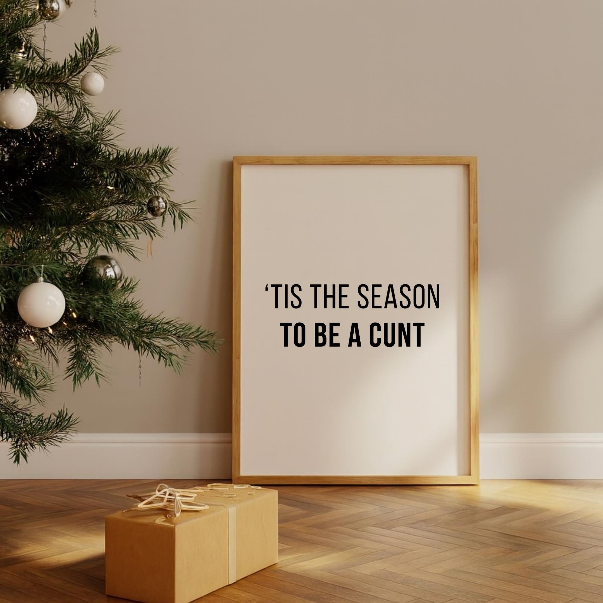 'Tis the Season Christmas Print