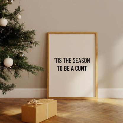 'Tis the Season Christmas Print